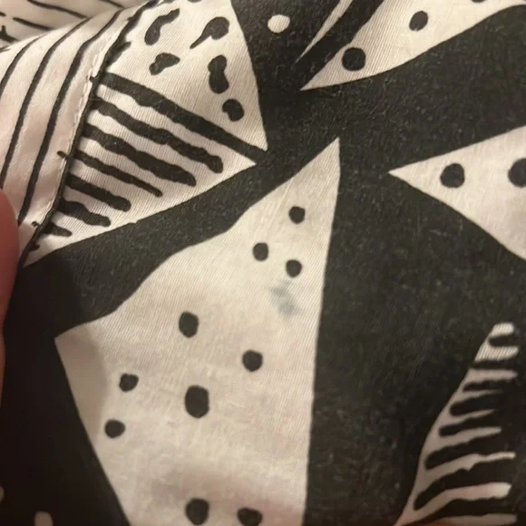 VTG collared Abstract Yacht Club Blouse - Picture 8 of 8